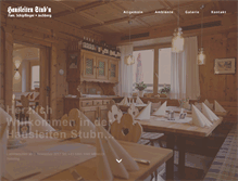 Tablet Screenshot of hausleitenstubn.com